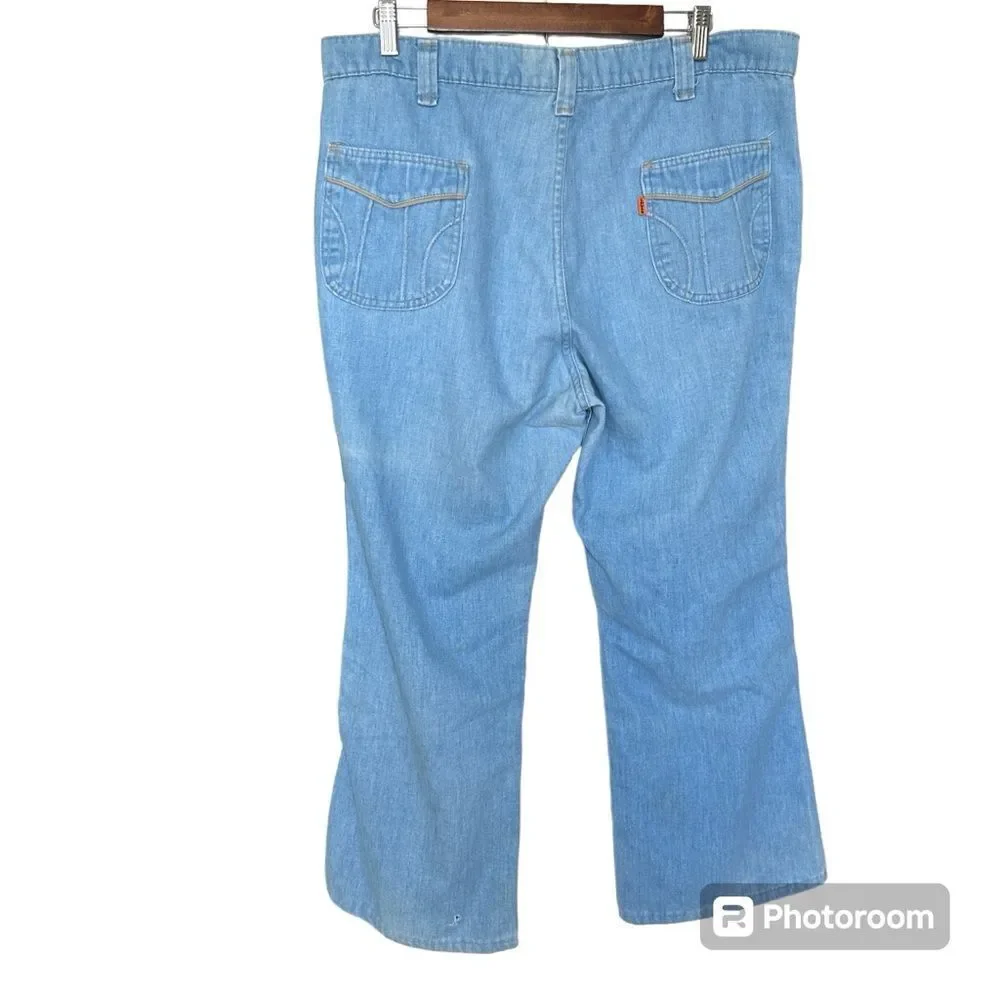 Vintage Orange Tab‎ Levi's For Men 549 Jeans Mens 36W Denim Western Retro